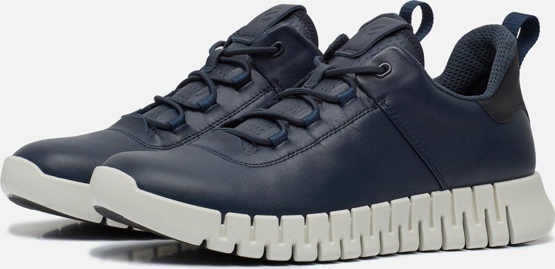 ECCO - Men Gruuv - Sneakers - Marine - Leer