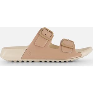 Ecco Cozmo Slippers beige Leer - Dames - Maat 37