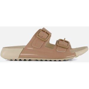 Ecco - Cozmo - Slippers - Beige - Leer - Ultralicht met Voorgevormd Voetbed