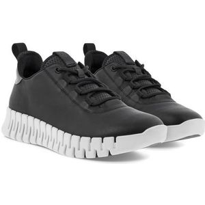 ECCO Gruuv W Black Light Grey Sneakers voor dames, Black Light Grey, 43 EU