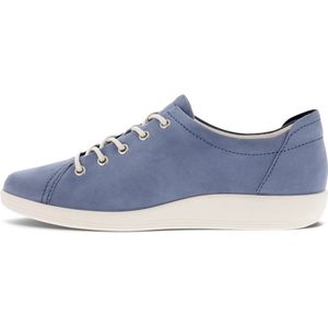 Ecco Soft 2 0 W Veterschoenen blauw Nubuck - Dames