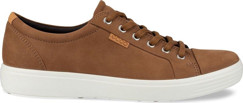 ECCO - Soft 7 - Sneakers - Leeuw kameel - Gemaakt van ultrazacht leer