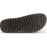Ecco Pantolette »Cozmo M«, Sommerschuh, Schlappen, Klettschuh mit dezenten Ziernähten