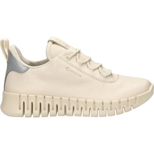 Ecco Gruuv Dames Sneaker - Beige - Flexibele Schoen met Gore-Tex