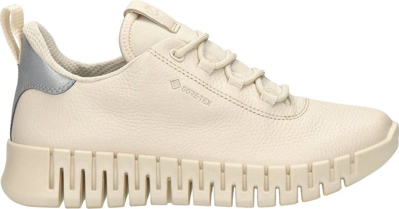 ECCO - Gruuv GTX - Sneakers - Limestone - Volnerfleer - Waterdicht met GORE-TEX