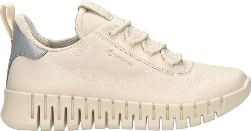 ECCO - Gruuv GTX - Sneakers - Limestone - Volnerfleer - Waterdicht met GORE-TEX