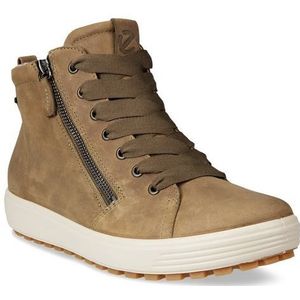 Ecco Soft 7 Tred W Veterboots beige Nubuck - Maat 37