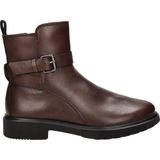 ECCO Ecco Metropole Amsterdam Dames Veterboots - Potting Soil - Leer - Waterdicht