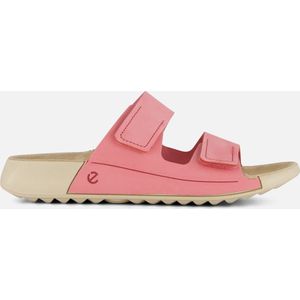 About You - Effen Muiltjes van Glad Leer met Open Toe - Platte Hak