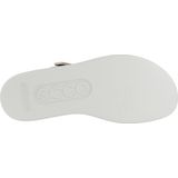 ECCO-Flowt W-Sandaal-Pure White Gold-100% Leer-Lichtgewicht Zool
