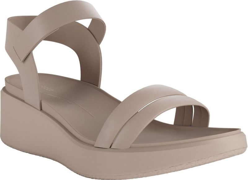 ECCO - Women Flowt Wedge Lx W - Sandaal - Rose Dust - Leer