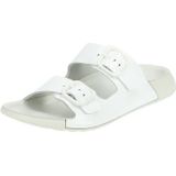ECCO Slipper Cozmo W Bright White - Comfortabele Dames Slipper