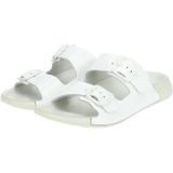 ECCO Slipper Cozmo W Bright White - Comfortabele Dames Slipper