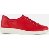 Ecco Soft 2.0 Sneakers rood Leer