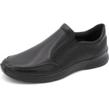 ECCO - Derby - Zwart - Suède - Slip-on Ontwerp
