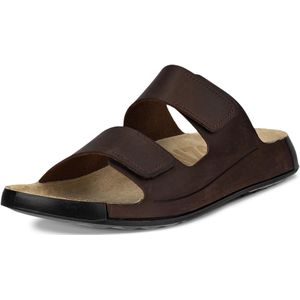 ECCO - Men Cozmo Potting Soil - Slipper - Leer - Verstelbare Pasvorm