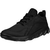 ECCO - MX M Low Lea - Sneaker - Black - Nubuck Leer
