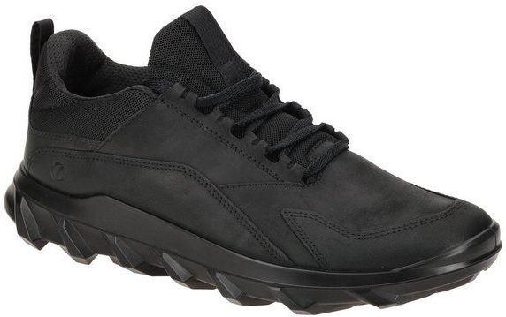 ECCO - MX M Low Lea - Sneaker - Zwart - Nubuck Leer