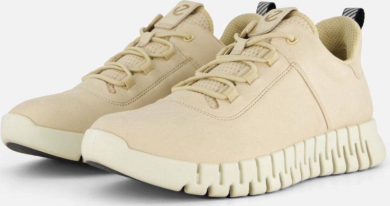ECCO - GRUUV - Sneakers - Beige - Rubberen Zool - Comfortabele Pasvorm
