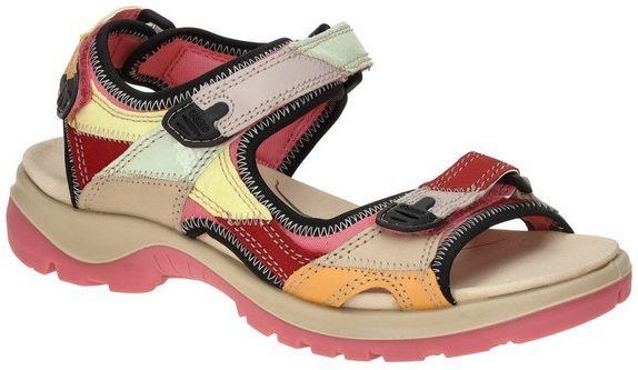 Ecco Offroad Sandalen - Rood - Nubuck - Dames