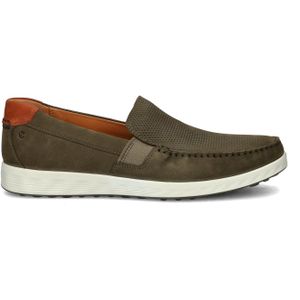 Ecco - S Lite Moc - Mocassin - Donkergroen - Nubuckleer