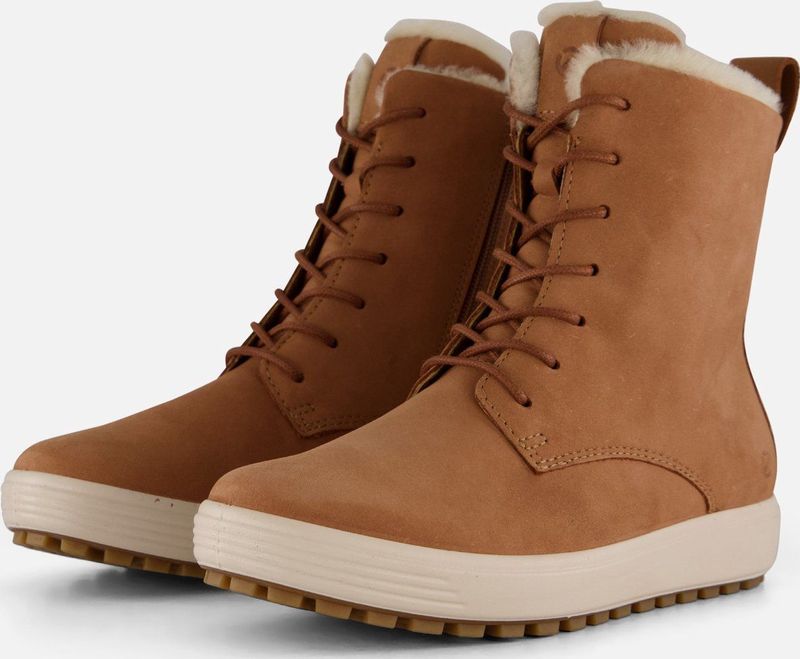 Ecco Soft 7 Tred W Veterboots cognac Nubuck