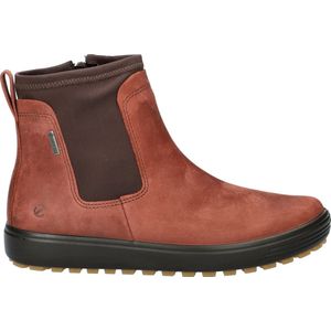 ECCO - Soft 7 Tred W - Enkellaars - Chocolate - Oil Nubuck/Textile
