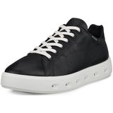 ECCO - Women Street 720 W - Sneaker - Black White - Leer
