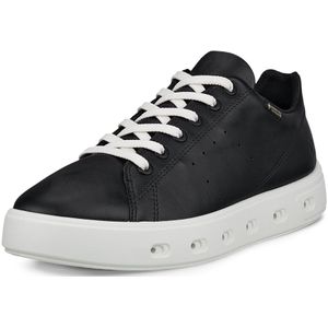 ECCO - Women Street 720 W - Sneaker - Black White - Leer