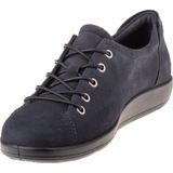 Ecco - Soft 2.0 - Damesschoenen - Blauw - Leer - Uitneembaar Voetbed