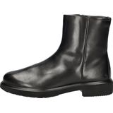 Metropole Amsterdam - Enkellaarsjes - Zwart - Leer - Effen