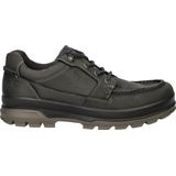 Ecco - 838144 RUGGED - Veterschoenen - Zwart - Leer