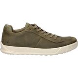 Ecco - Byway - Sneakers - Grijs - Gewaxt Nubuck - Dempende Zolen