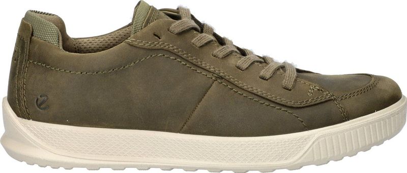 Ecco - Byway - Sneakers - Grijs - Gewaxt Nubuck - Dempende Zolen