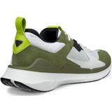 ECCO - Biom 2.2 - Sneakers - Grasgroen/Zwart/Wit - Leer/Imitatieleer/Mesh/Suède