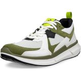 ECCO - Biom 2.2 - Sneakers - Grasgroen/Zwart/Wit - Leer/Imitatieleer/Mesh/Suède