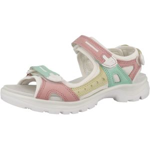 ECCO - Offroad Sandaal - Old Rose/Emerald/Sunny Lime - Nubuckleer