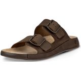 ECCO - Cozmo Two Band Buckle Sandaal - Nootmuskaat Bruin - Nubuck
