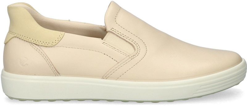 Ecco - Soft 7 - Instapschoen - Beige - Leer
