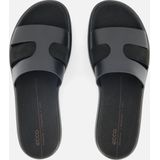 Ecco - Flowt - Slippers - Zwart - Leer