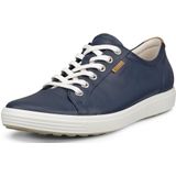 Ecco SOFT 7 W Sneaker mit Label, Freizeitschuh, Halbschuh, Schnürschuh, schmale Form