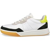 Sneakers - STREET COURT - Color-Blocking - Glad Leer en Suède