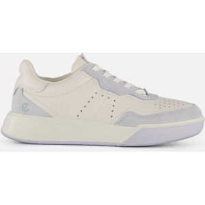 Ecco ECCO Sneaker Street Court W Weiß, Hellblau Schnürschuh