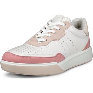 Ecco Street Court Sneakers roze Leer - Dames - Maat 41