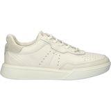 ECCO - Court - Sneakers - Wolwit - Vetering met 5 gaten