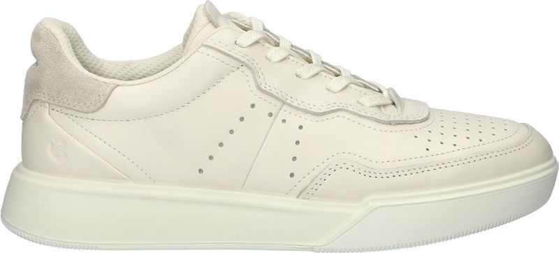 ECCO - Court - Sneakers - Wolwit - Vetering met 5 gaten