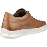 Sneaker - Camelkleur - Textiel - Vetersluiting - Laag