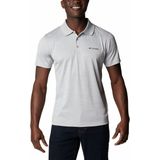 Columbia - Zero Rules Polo - Grijs - Poloshirt - Actieve Pasvorm - 100% Polyester