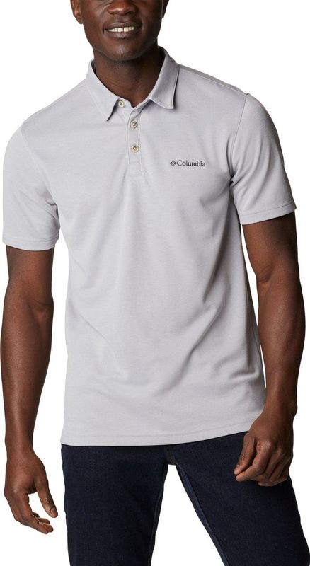Columbia Poloshirt Nelson Point - Kleur: Grijs - Voor Heren