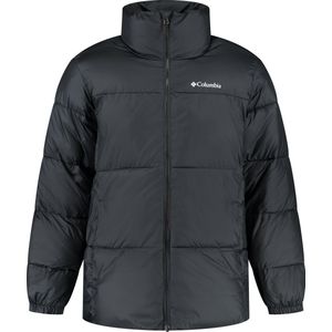 Donsjas Puffect COLUMBIA. Polyester materiaal. Maten XXL. Zwart kleur